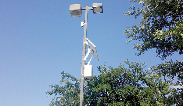 Law Enforcement Security Camera - Pole Cameras - WCCTV Solar Dome