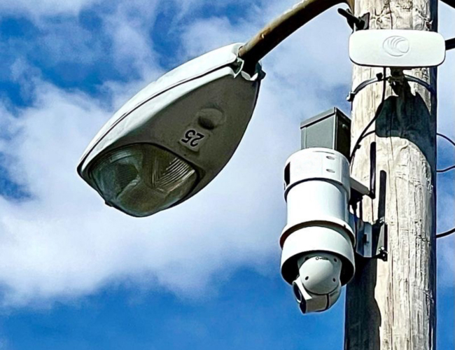 WCCTV Utility Pole Mounted Camera for Law Enforcement