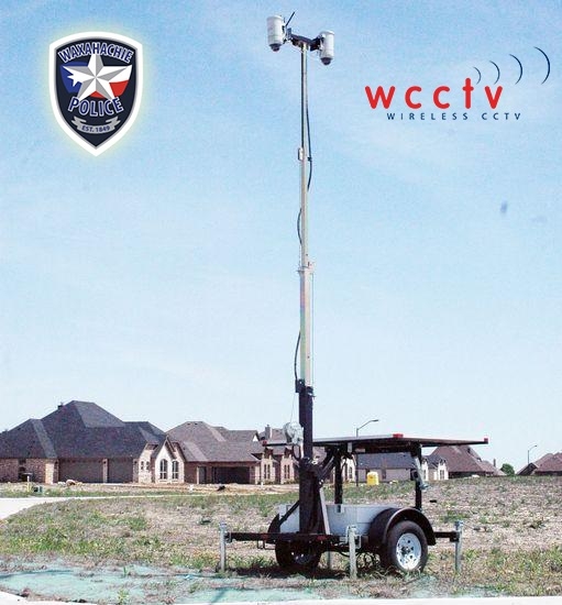 WCCTV Solar Surveillance Trailer - Waxahachie PD
